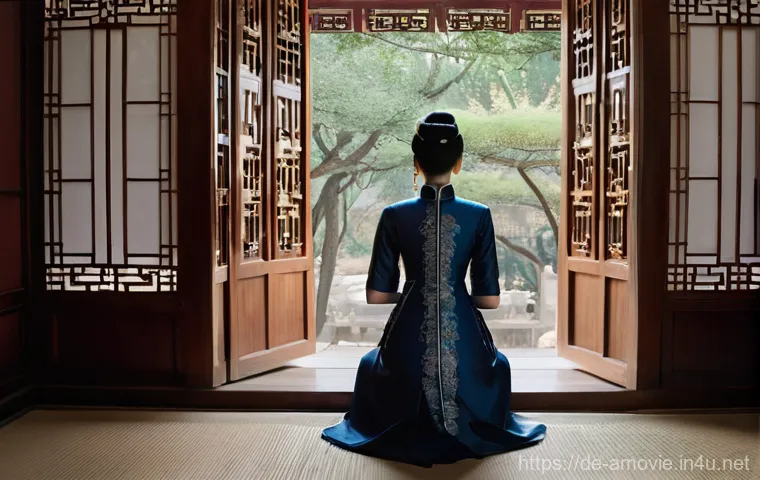 중국영화  대홍포  캐릭터 분석 - **Prompt for Songlian's Despair and Isolation:**
    "A young woman, Songlian, in her early twenties...