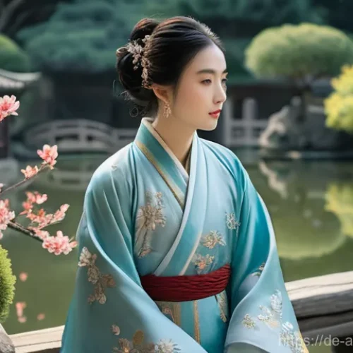 중국 클래식 영화  홍루몽  분석 - **Prompt Title: The Intricate Bonds of the Jia Garden**
    A highly detailed, aesthetically rich oi...