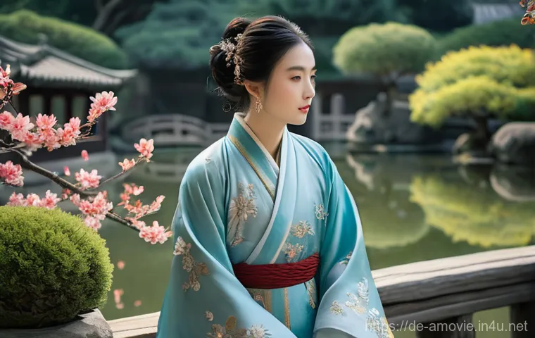 중국 클래식 영화  홍루몽  분석 - **Prompt Title: The Intricate Bonds of the Jia Garden**
    A highly detailed, aesthetically rich oi...