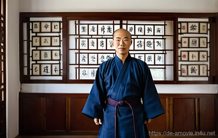 홍콩영화  황비홍  시리즈 분석 - **A Scholarly Martial Artist in His Clinic:** Wong Fei-hung, depicted with the likeness of Jet Li, s...