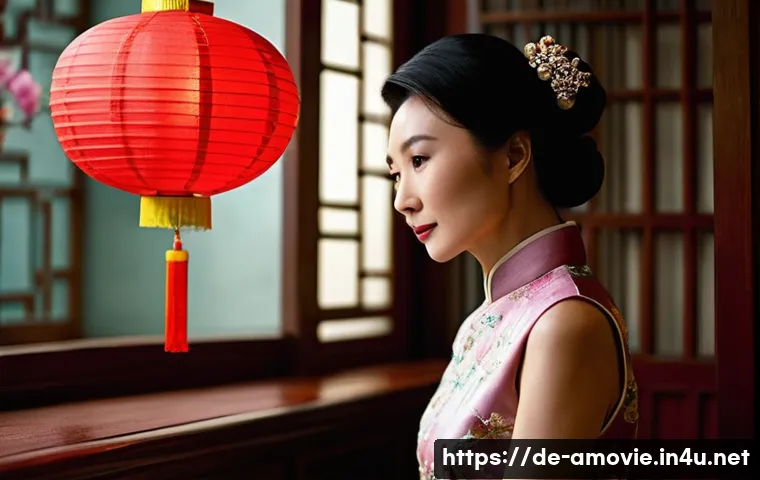 장만옥 출연작 및 캐스팅 비화 - A refined portrait of a graceful Asian actress embodying Maggie Cheung&rsquo;s iconic role in &ldquo;In the Mood...